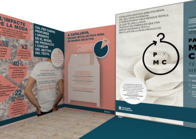 Contenidos y diseño del estand sobre economía circular